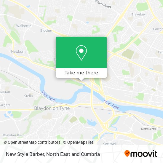 New Style Barber map