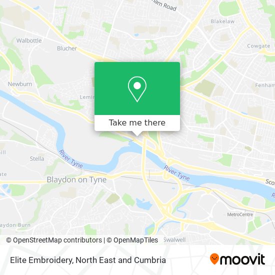 Elite Embroidery map