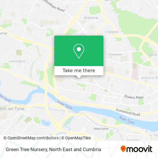 Green Tree Nursery map