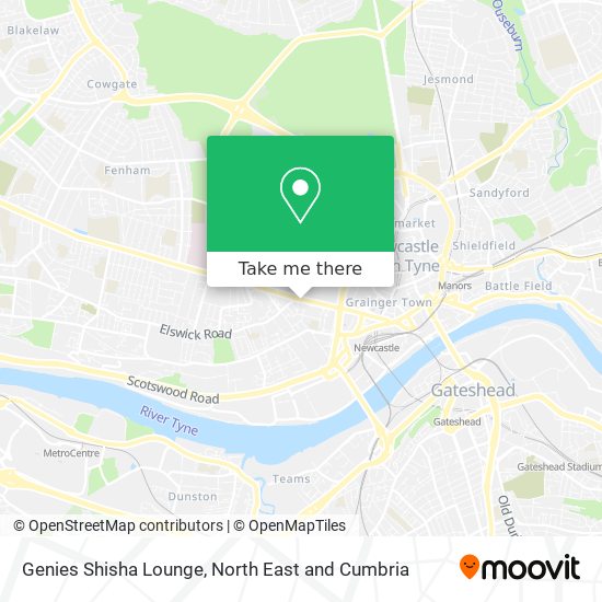 Genies Shisha Lounge map