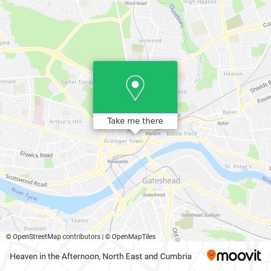 Heaven in the Afternoon map