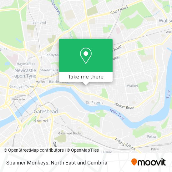 Spanner Monkeys map