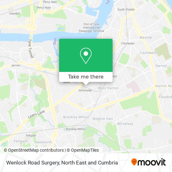 Wenlock Road Surgery map