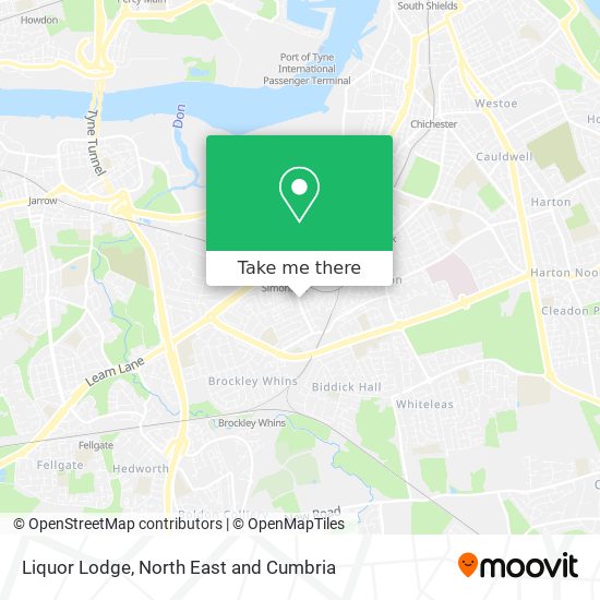 Liquor Lodge map