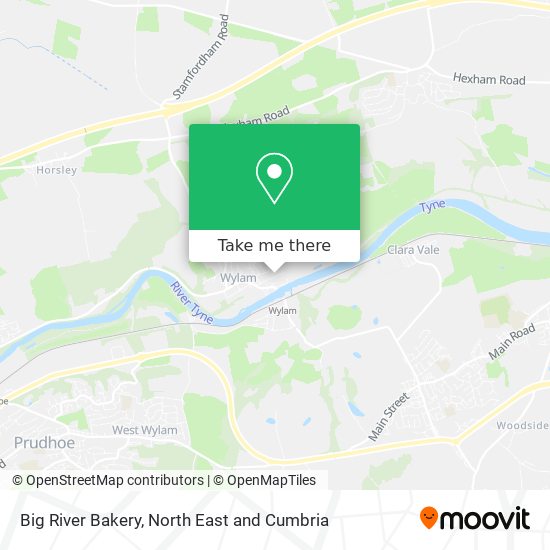 Big River Bakery map