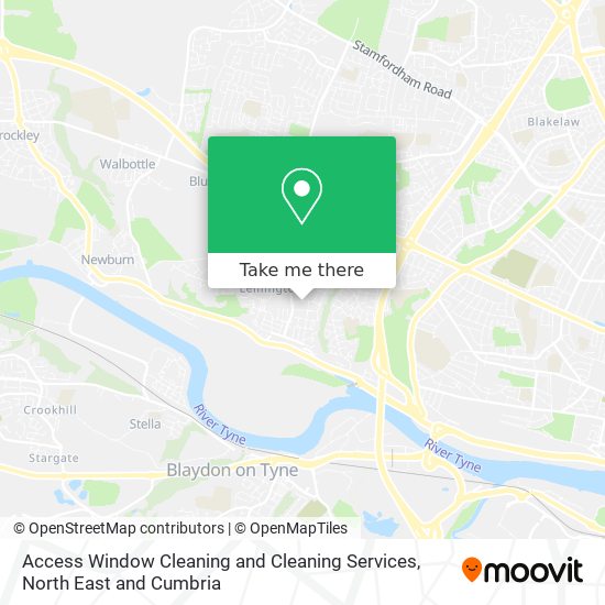 Access Window Cleaning and Cleaning Services map