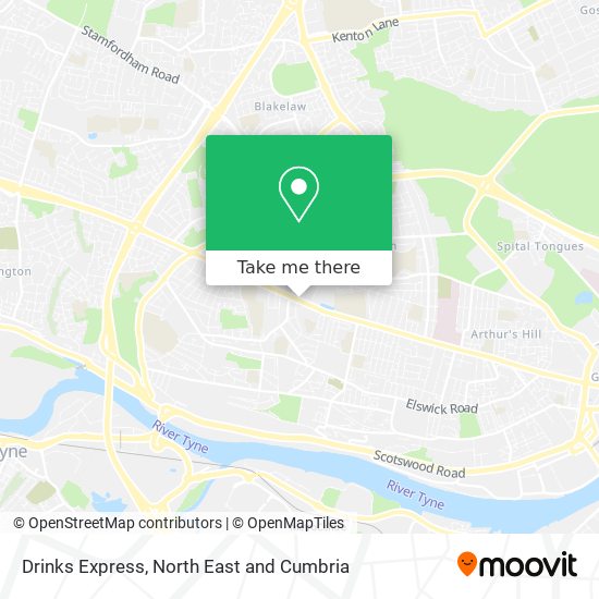 Drinks Express map