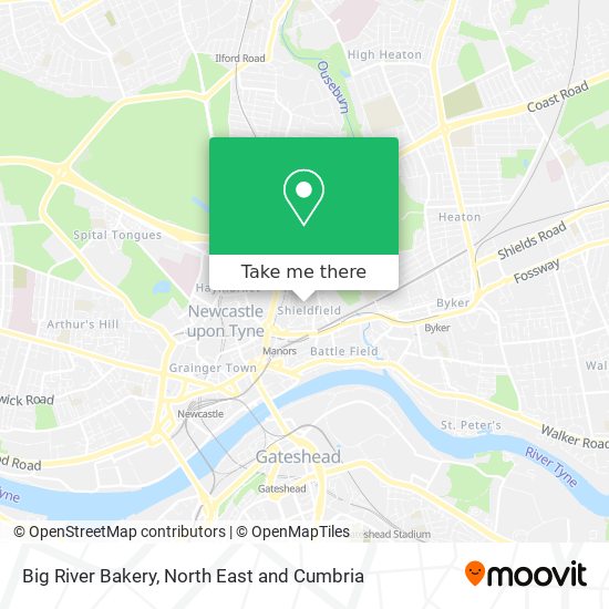 Big River Bakery map