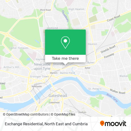 Exchange Residential map