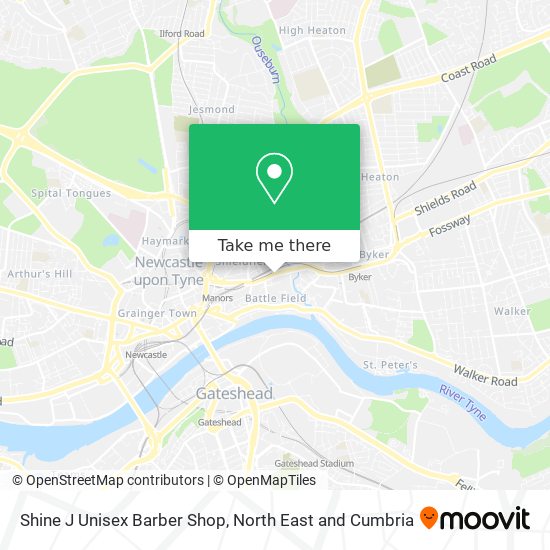 Shine J Unisex Barber Shop map