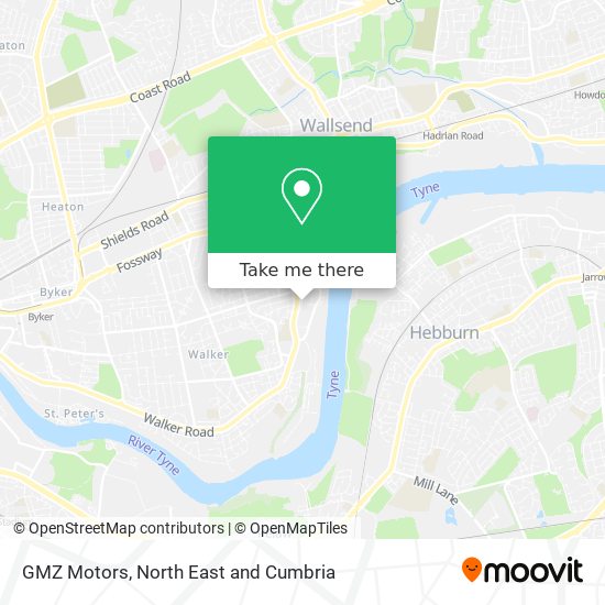 GMZ Motors map