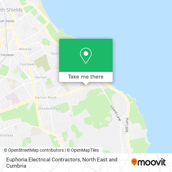 Euphoria Electrical Contractors map