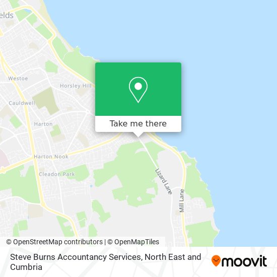 Steve Burns Accountancy Services map