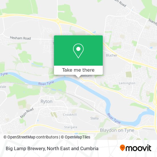 Big Lamp Brewery map