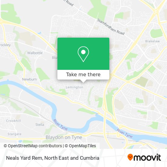 Neals Yard Rem map
