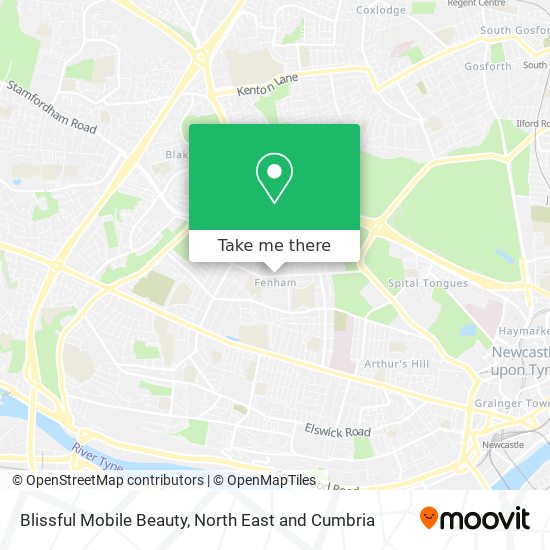 Blissful Mobile Beauty map