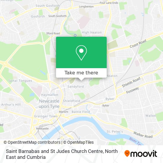 Saint Barnabas and St Judes Church Centre map