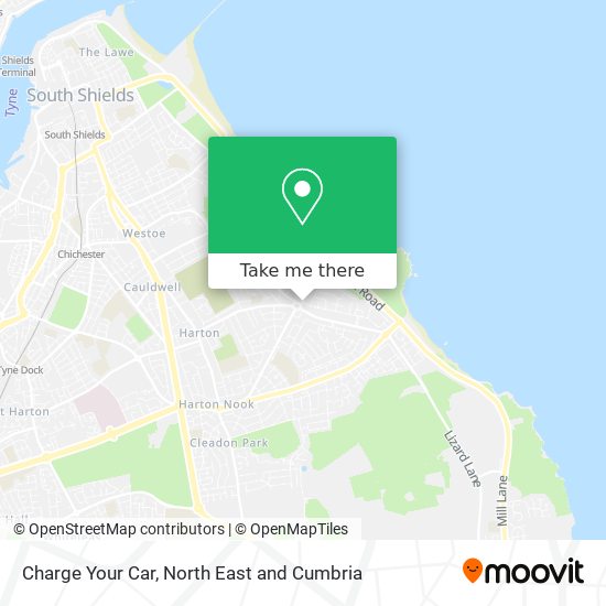 Charge Your Car map