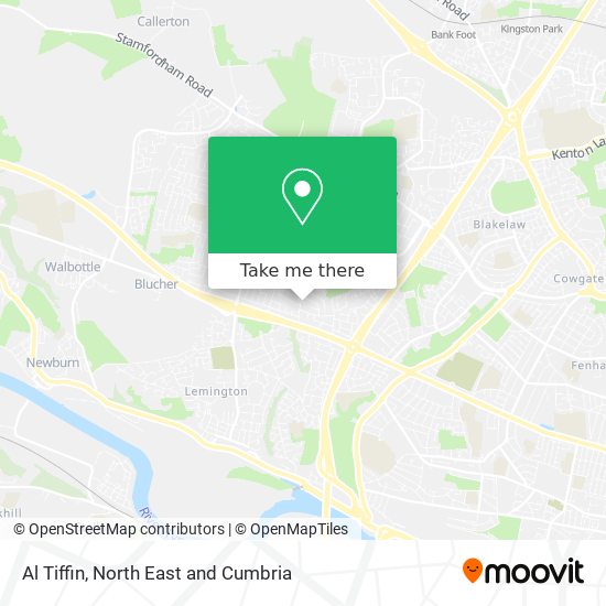 Al Tiffin map