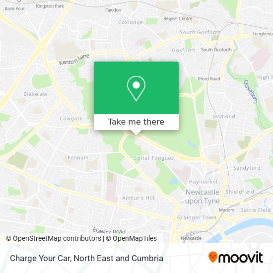 Charge Your Car map