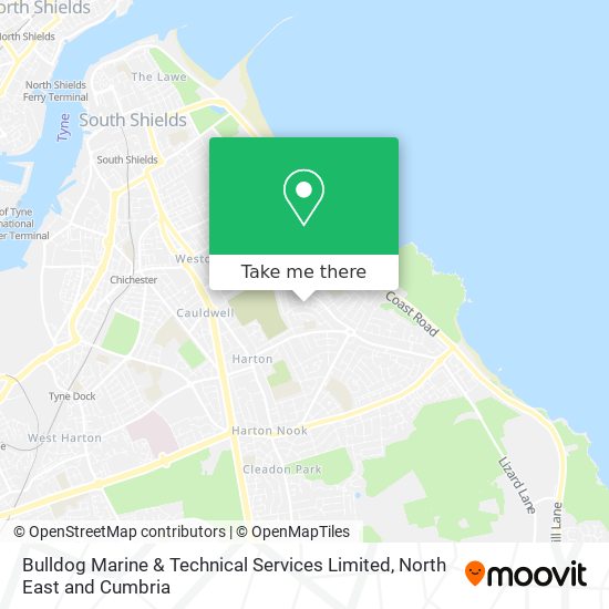 Bulldog Marine & Technical Services Limited map