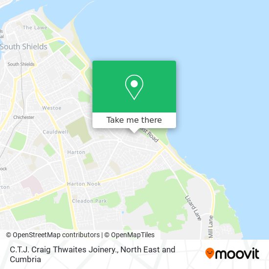 C.T.J. Craig Thwaites Joinery. map