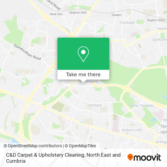 C&D Carpet & Upholstery Cleaning map