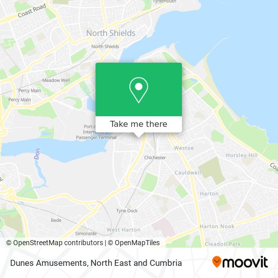 Dunes Amusements map