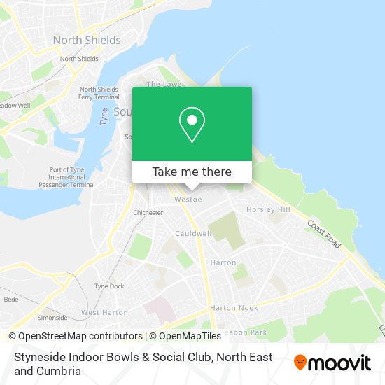 Styneside Indoor Bowls & Social Club map