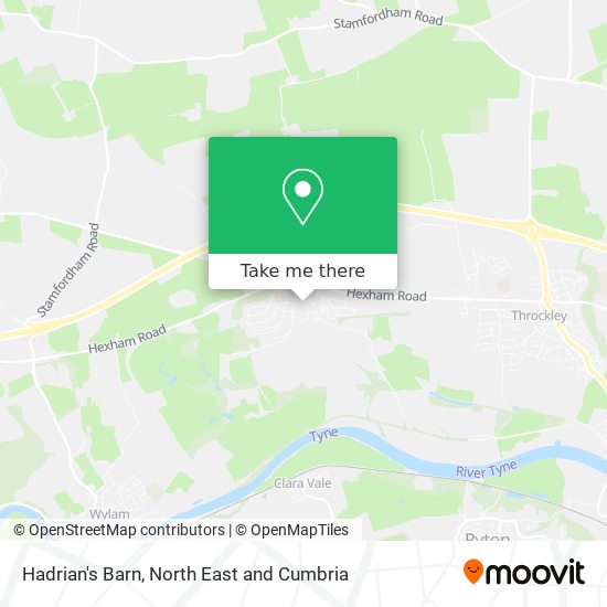 Hadrian's Barn map