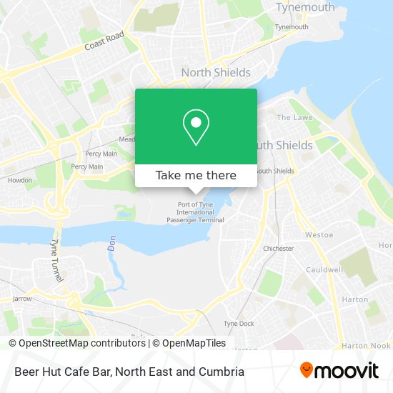 Beer Hut Cafe Bar map
