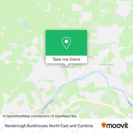 Newbrough Bunkhouse map