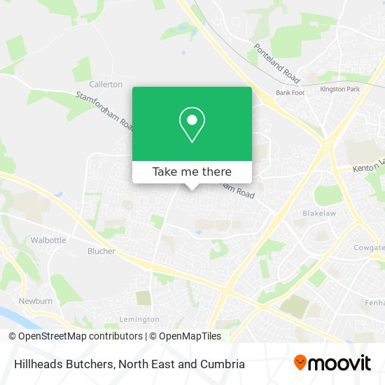 Hillheads Butchers map