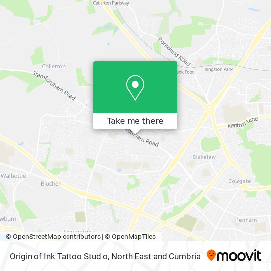 Origin of Ink Tattoo Studio map