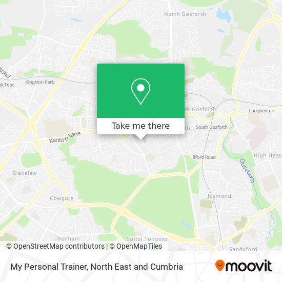 My Personal Trainer map