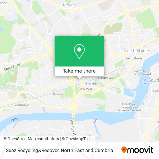 Suez Recycling&Recover map