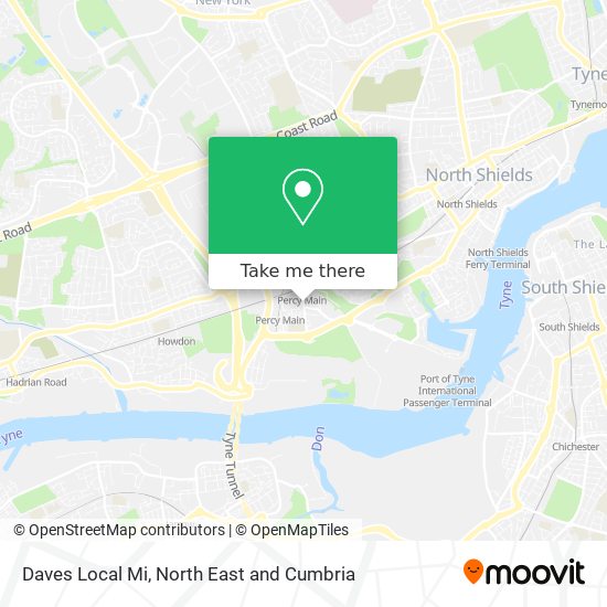 Daves Local Mi map