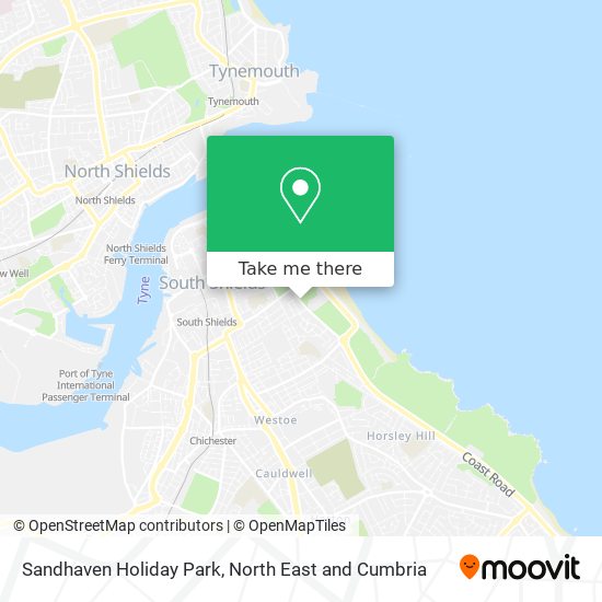 Sandhaven Holiday Park map
