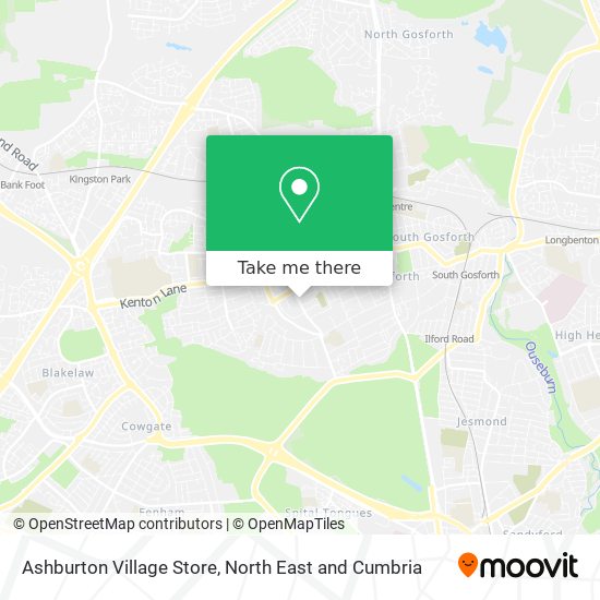 Ashburton Village Store map