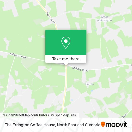 The Errington Coffee House map