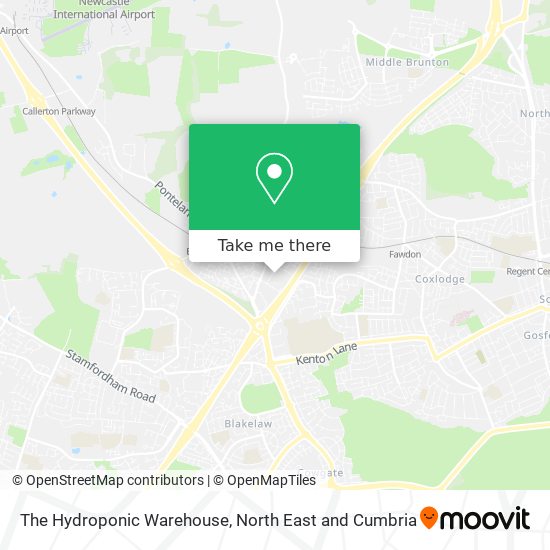 The Hydroponic Warehouse map