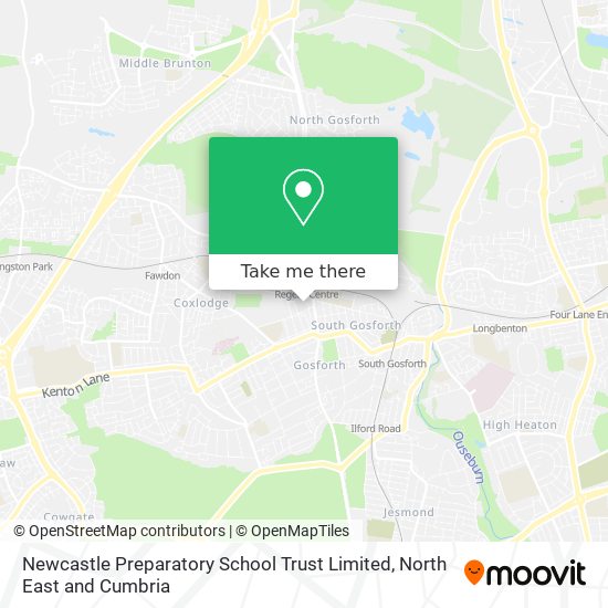 Newcastle Preparatory School Trust Limited map