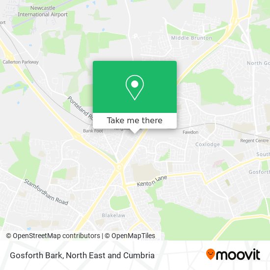 Gosforth Bark map