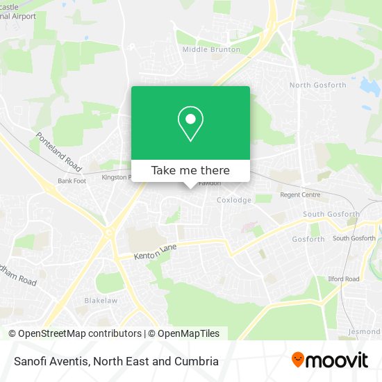 Sanofi Aventis map