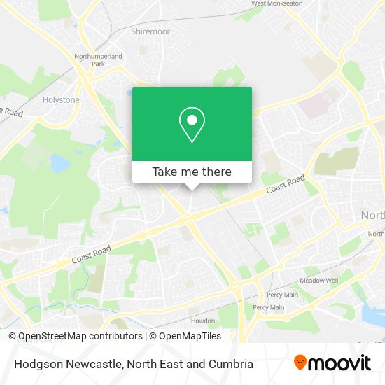 Hodgson Newcastle map