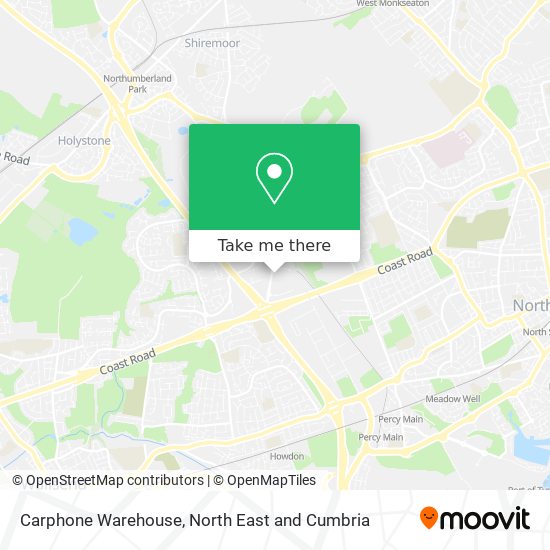 Carphone Warehouse map