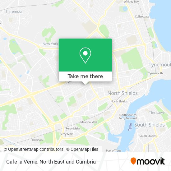 Cafe la Verne map