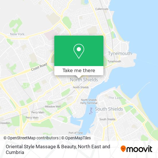 Oriental Style Massage & Beauty map