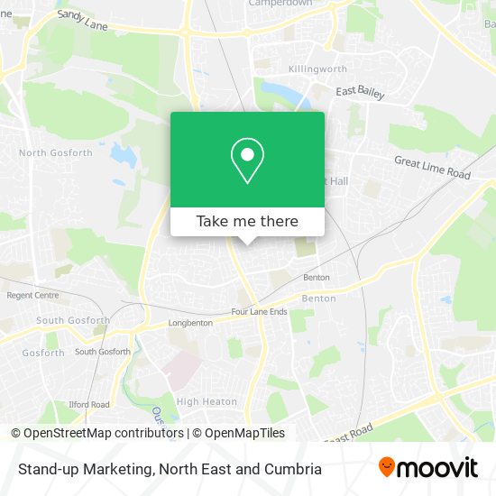 Stand-up Marketing map