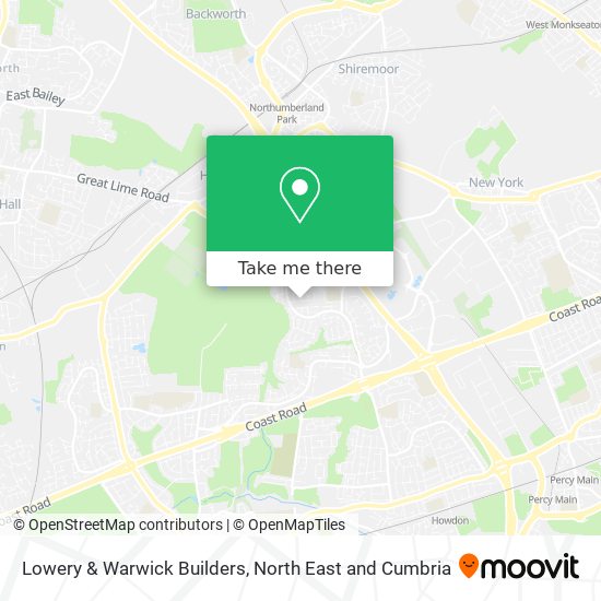 Lowery & Warwick Builders map